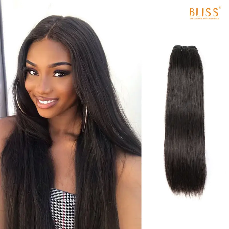 Bliss Super Double Drawn Straight Hair Hair Weave 10a Virgin