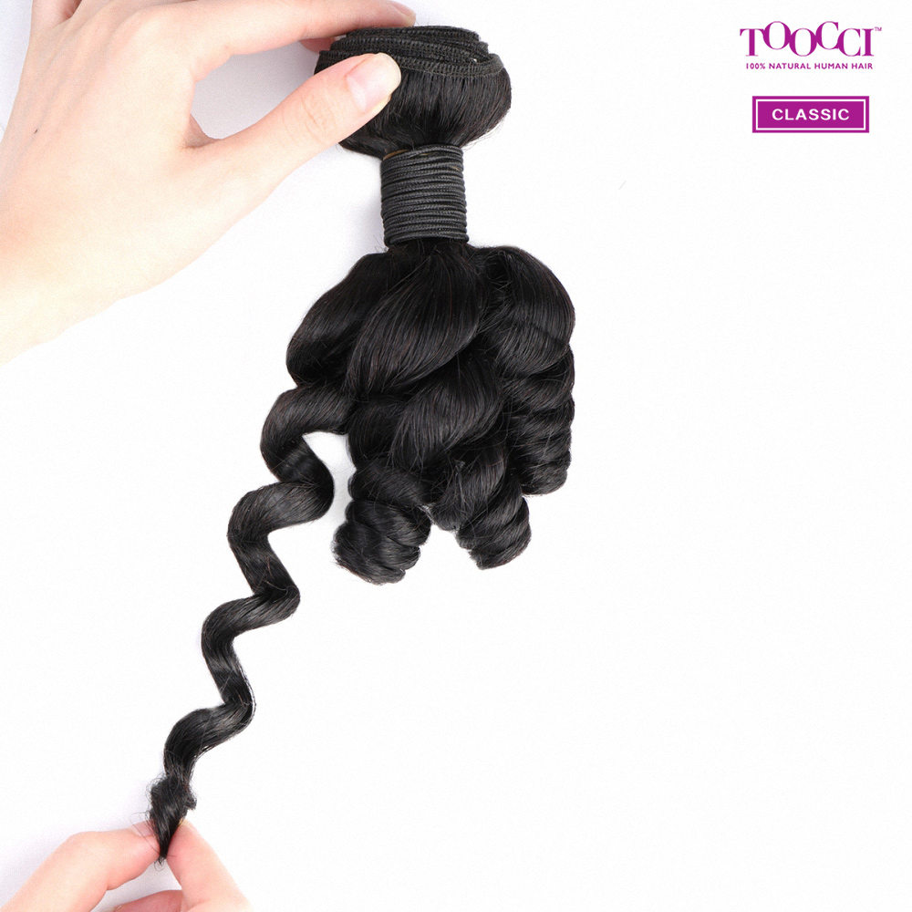 Bliss Toocci Classic 3 IN 1 Movado Curl Hair Weaves 8A Virgin Human Hair 12